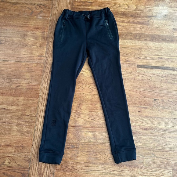 66 North Iceland Black fleece lined Leggings Fannar Pants Woman's S - Picture 2 of 9